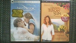 Lot of 2 Brand New DVD&#39;s (The Notebook, Under the Tuscan Sun) - £7.59 GBP