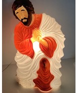 Vintage Grand Venture Blow Mold Lighted Nativity Joseph Christmas Xmas 2... - $62.63 CAD