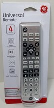 GE 4-Device Silver Gray Universal Remote #34931 - New Open Package - $9.49