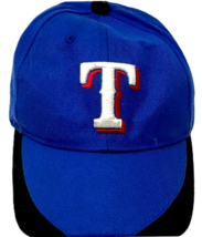 2013 Texas Jr Rangers MLB Baseball Dr Pepper Strapback Cap Melonwear - Blue image 2