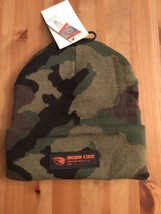 Nike Oregon State Beavers Team Issued Football Camo Winter Beanie Baseball - £23.79 GBP