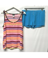 Joe Boxer Stripes 2 PC Set Shorts Tank Top Beach, Lounge, Sleep NEW XL - $23.49 CAD