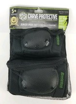 MADD Gear Carve Protective Elbow &amp; Knee Pads Black New 3&#39;6&quot;+ Junior 5+ - $17.67