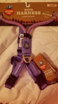 Arcadia Trail Dog Maximum Mobility Rope Harness Md Purple Neck 15-23&quot; Grth22-28&quot; - £10.10 GBP