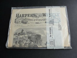 HARPER&#39;S WEEKLY A Journal of Civilization -March 14, 1863 - Reprint 1960&#39;s. - £13.32 GBP