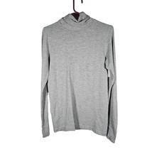 Athleta Womens Gray Running Top Thumb Holes Size Medium Waffle Pattern - $437.73 MXN