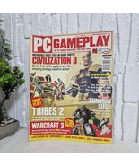 Rare PC Gameplay Magazine May 2001 CIVILIZATION 3 Warcraft 3 Tribes 2 Re... - $25.68 CAD