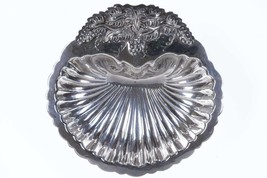 Heavy Sanborns Sterling Footed Repousse Shell Bowl - $262.35
