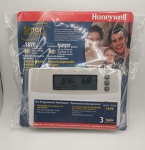 Honeywell 7 Day  Pre Programed Thermostat 3600 Smart Response NEW OPEN P... - £31.03 GBP