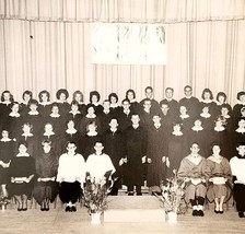 1962 Maskers Thanksgiving Real Photo New Hampshire HS Maskaraders Assemb... - $49.99