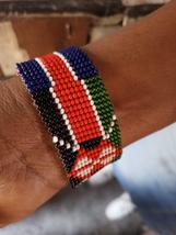 5 Pieces  Handmade Kenya Flag Beaded Bracelet – African Unisex Bangle | ... - $837.42 MXN