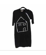 TEELA New York girls size 14 juniors xs hoodie dress with house print - $48.38 CAD
