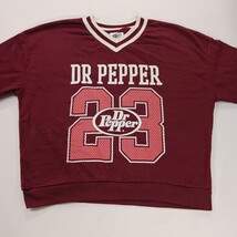 Dr. Pepper 23 RN#77272 Women's Red Cropped Graphic Sweatshirt Size Small image 9