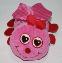 Greenbrier Valentine Love Bug Ladybug Pink Plush Sewn Heart Eye Soft Toy... - $13.55