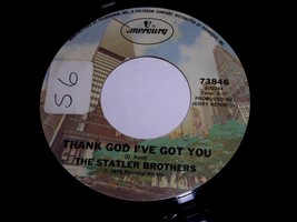 The Statler Brothers Thank God I&#39;ve Got You Hat And Boots 45 Rpm Record NM* - £7.72 GBP