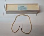 Vintage Princess Pearl (Pearl Replica) 16&#39;&#39; Necklace, Clasp, with Box - $9.49