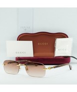 GUCCI GG1221S 004 Gold/Yellow/Red Gradient 56-16-140 Sunglasses New Auth... - €312,06 EUR