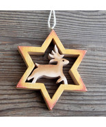Star with Deer Wooden Wall Decoration - $45.95 CAD