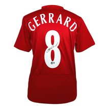 Steven Gerard Autographed Liverpool Jersey BAS COA Signed Champions League - £467.85 GBP
