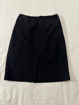 Focus 2000 Woman’s Rear Zipper & Slit Pull-On Black Poncil Skirt Size 8 Waist 32 image 7