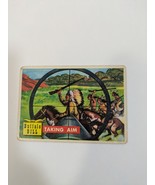 1956 Topps Gum WESTERN ROUND-UP -#28 Buffalo Bill &quot;Taking Aim&quot; - £4.46 GBP