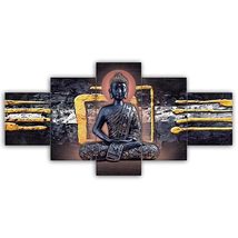 India at your Doorstep Buddha&#39;s Blessings Majestic Wall Art Set Infuse Your Spac - £47.61 GBP