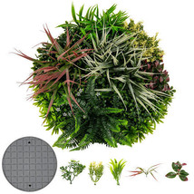 2 Pack Square Framed Artificial Foliage Wall Art - Color: Green - $125.23