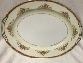 Noritake Rose China Extra Large Oval Platter Made In Occupied Japan C. 1... - $46.74