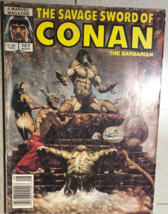 SAVAGE SWORD OF CONAN #127 (1986) Marvel Comics B&amp;W magazine VG+ - $13.85