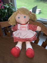 1981 Amtoy Cloth Classmate Baby Doll Vintage Alphabet Dress - £11.80 GBP