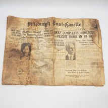 Giornali Pittsburgh Post Gazette Novembre 1 1928 - $36.34