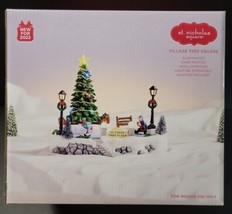 St. Nicholas Square &quot;Village Tree Square &quot; Musical Animated Display Bran... - £138.48 GBP