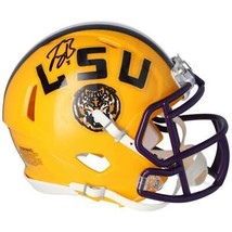 JOE BURROW Autographed LSU Tigers Yellow Mini Speed Helmet FANATICS - £446.55 GBP