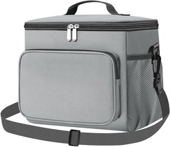 Lunch Bag, 12L Insulated Lunch Bag with Adjustable  9.8&quot;(L)×7.08&quot;(W)×9.0... - $22.01