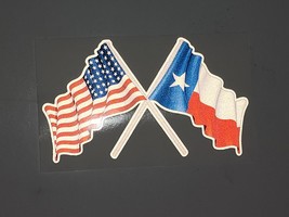 Texas American Texas Flying Flags Set  USA Trump flying flags 6&quot;Reflective - £5.53 GBP