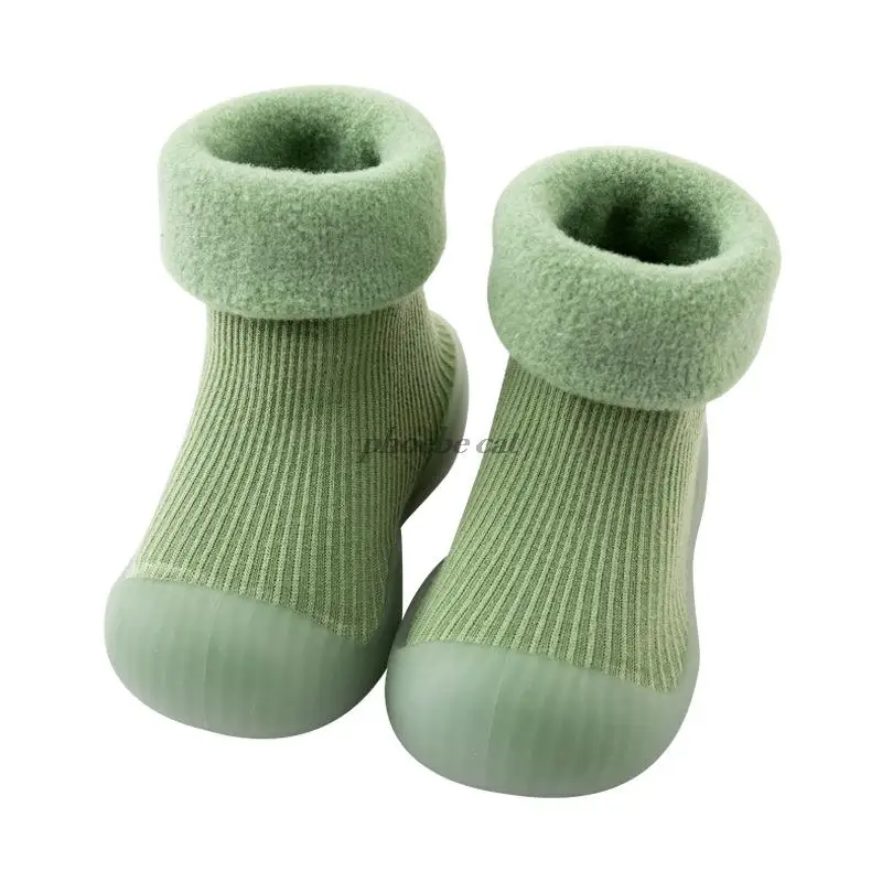Play UniA Baby Girls Boys Cute Non-slip Knitted Toddler Floor Socks Solid First  - £23.18 GBP