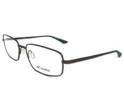 Columbia Eyeglasses Frames C3019 216 Brown Rectangular Full Rim 55-17-140 - $69.91