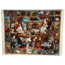 The World of Cats White Mountain Puzzle 1000 Piece Jigsaw Made In USA 1990s - $270.10 MXN