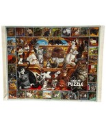 The World of Cats White Mountain Puzzle 1000 Piece Jigsaw Made In USA 1990s - $270.10 MXN