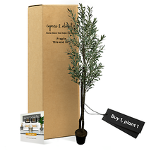 Handcrafted 6&#39; Real Touch Olive Tree For Elegant Interiors - $149.95