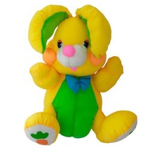 Dan Dee Bunny Neon Nylon Plush Rabbit Stuffed Animal Vintage 93 Easter Puffalump - £19.42 GBP