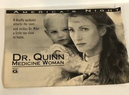 Dr Quinn Medicine Woman Tv Guide Print Ad Jane Seymour TPA15 - £4.43 GBP