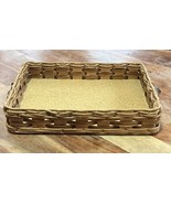VINTAGE Pyrex 233N Wicker PLATTER, Casserole Dish Holder, Kitchen, Farmh... - €16,07 EUR