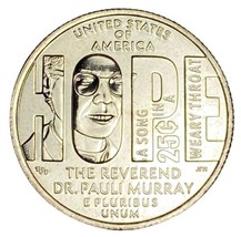 2024 P American Women Quarter Rev. Dr. Pauli Murray - £1.29 GBP