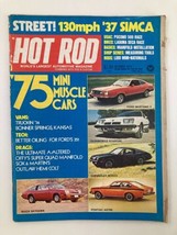 VTG Hot Rod Magazine October 1974 Vol 27 #10 &#39;75 Mini Muscle Cars No Label - £7.43 GBP