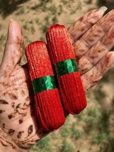2 Pc Indian Red Silk Mauli Kalawa Moli Kalaya Religious Wrist Band Free Ship - £8.60 GBP