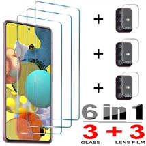 3x 6in1 Tempered Glass Screen Protector for Samsung Galaxy A52 A32 A12 A72 A53 A - £8.66 GBP+