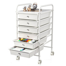 Storage Cart, Rolling Utility Cart with 6 Drawers, - $137.02