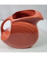 2008 Fiesta Ware 7x8x4 Inch Persimmon Orange Pitcher Homer Laughlin Retired - $446.40 MXN