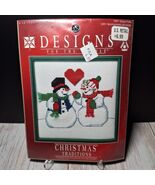 Designs For The Needle SNOW FOLKS 1891 Cross Stitch Kit Christmas Tradit... - $183.54 MXN
